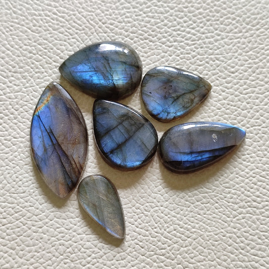 Natural Labradorite Cabochon Lot A13