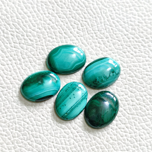 Natural Malachite Cabochon Gemstone A23