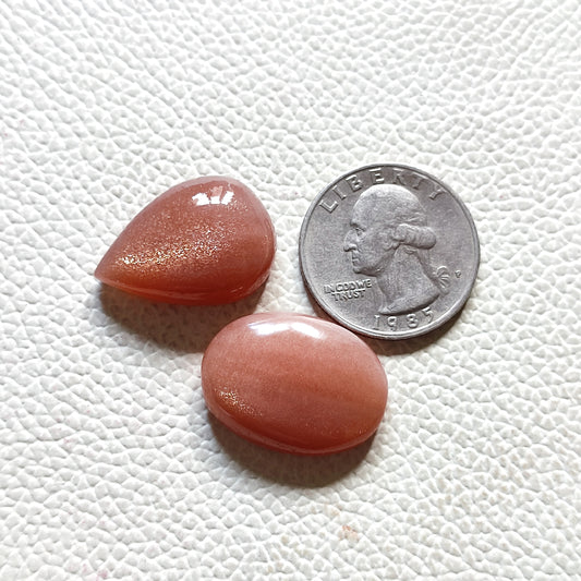 Fine Quality Natural Sunstone Cabochon Gemstone (A118)