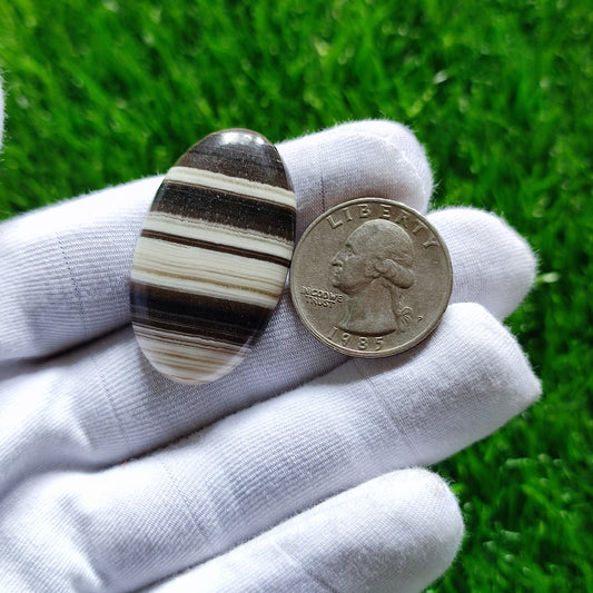 Natural Zebra Jasper Cabochon Gemstone (A141)