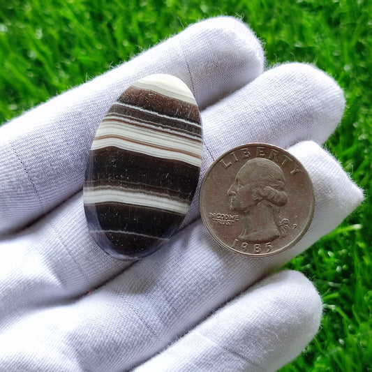 Natural Zebra Jasper Cabochon Gemstone (A136)