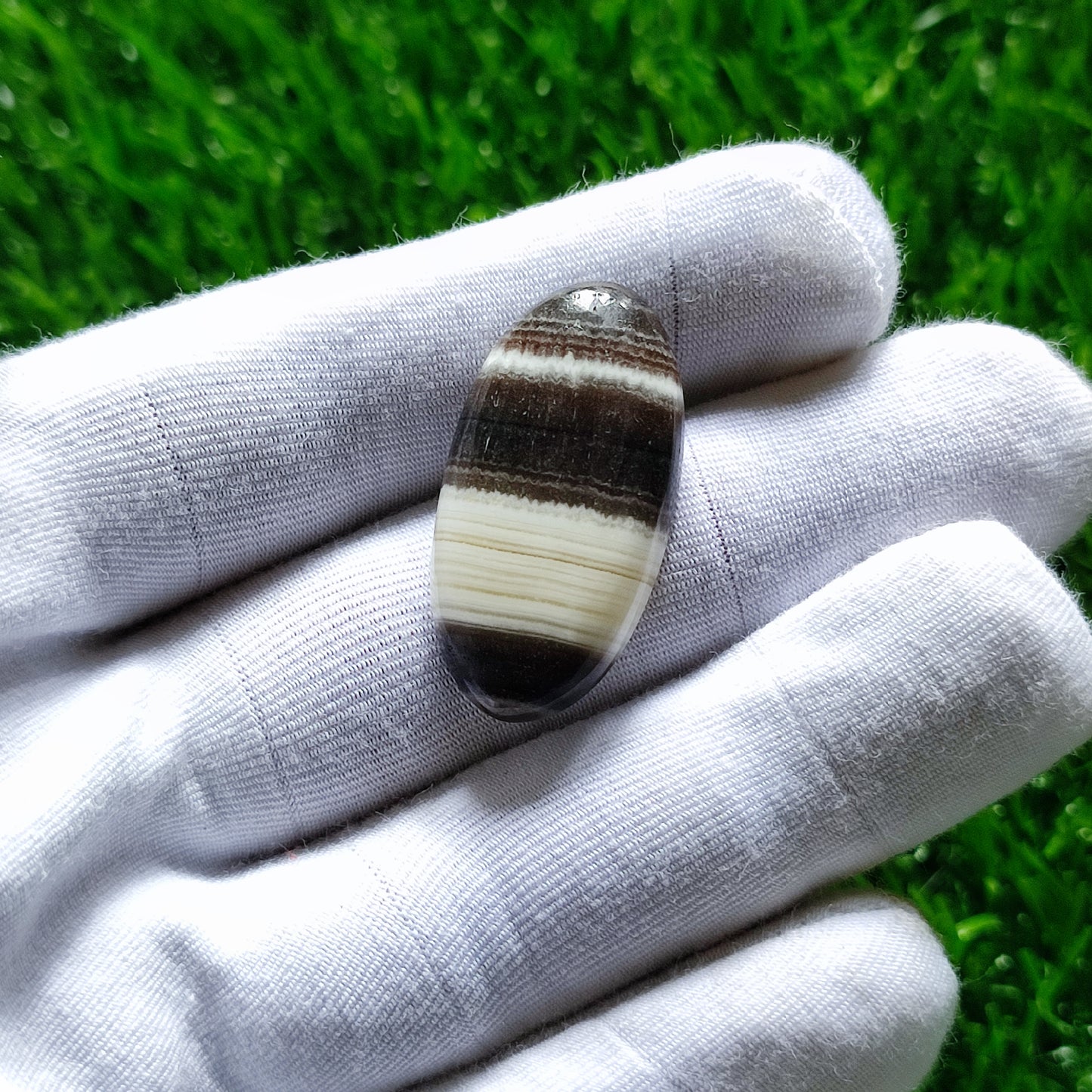 Natural Zebra Jasper Cabochon Gemstone (A137)