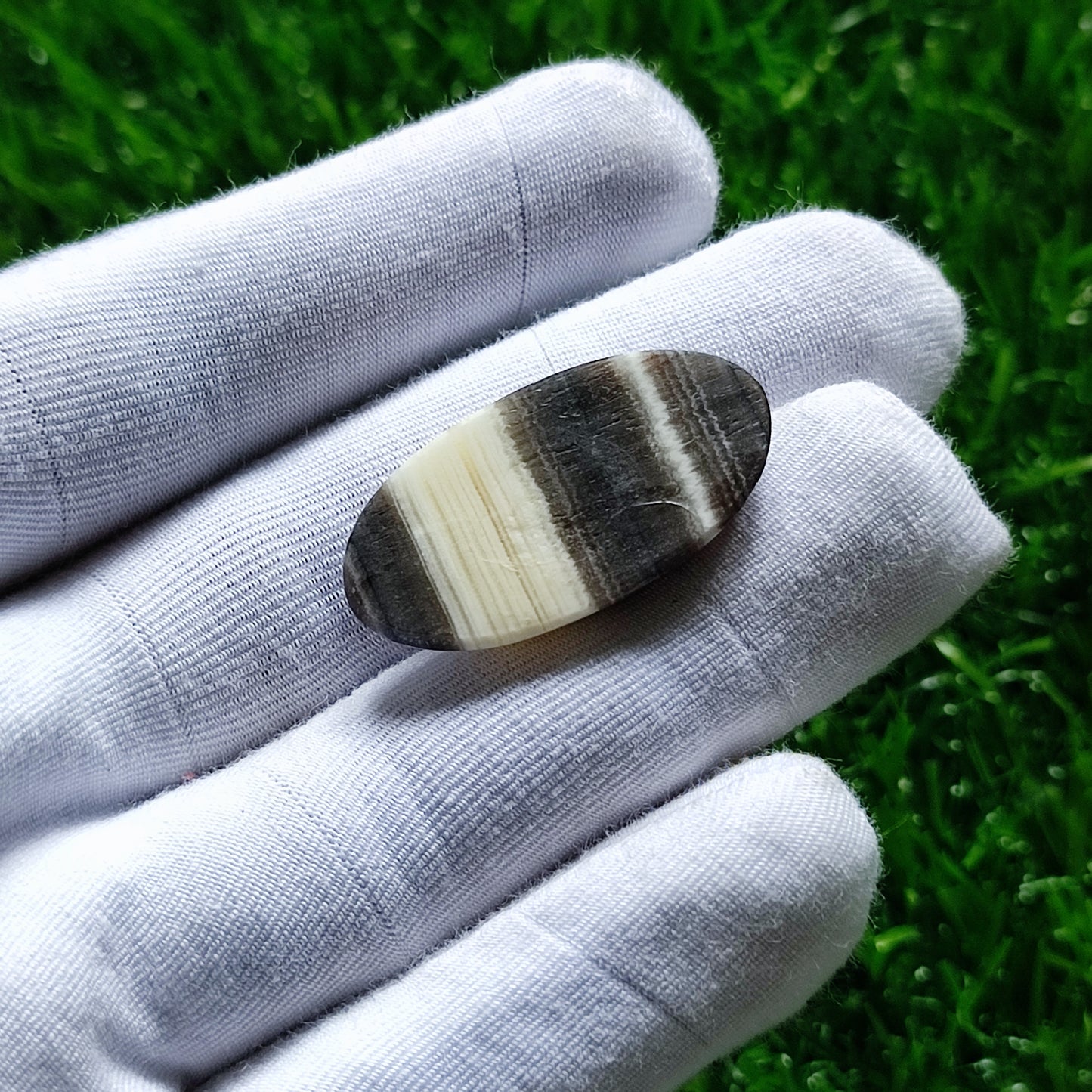 Natural Zebra Jasper Cabochon Gemstone (A137)