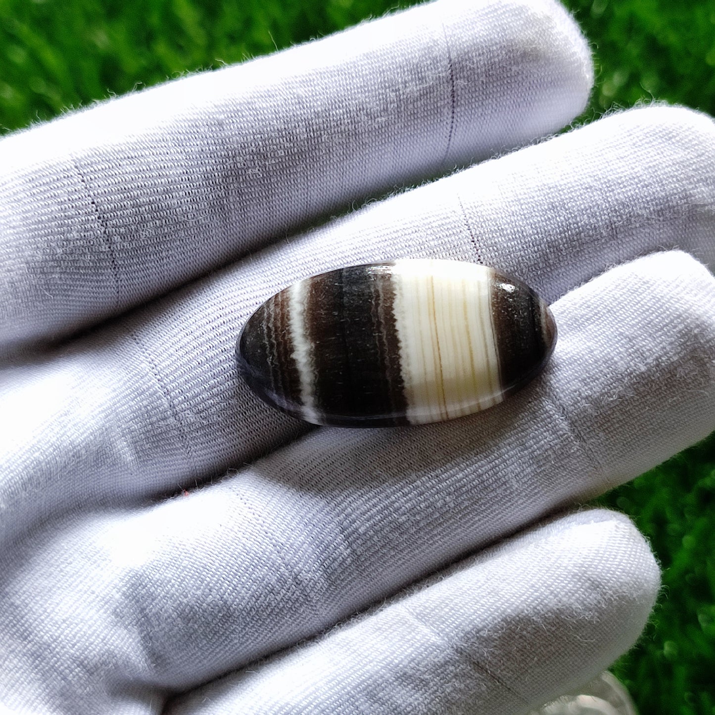 Natural Zebra Jasper Cabochon Gemstone (A137)