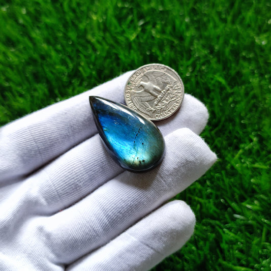 Natural Labradorite Cabochon Gemstone (A152)