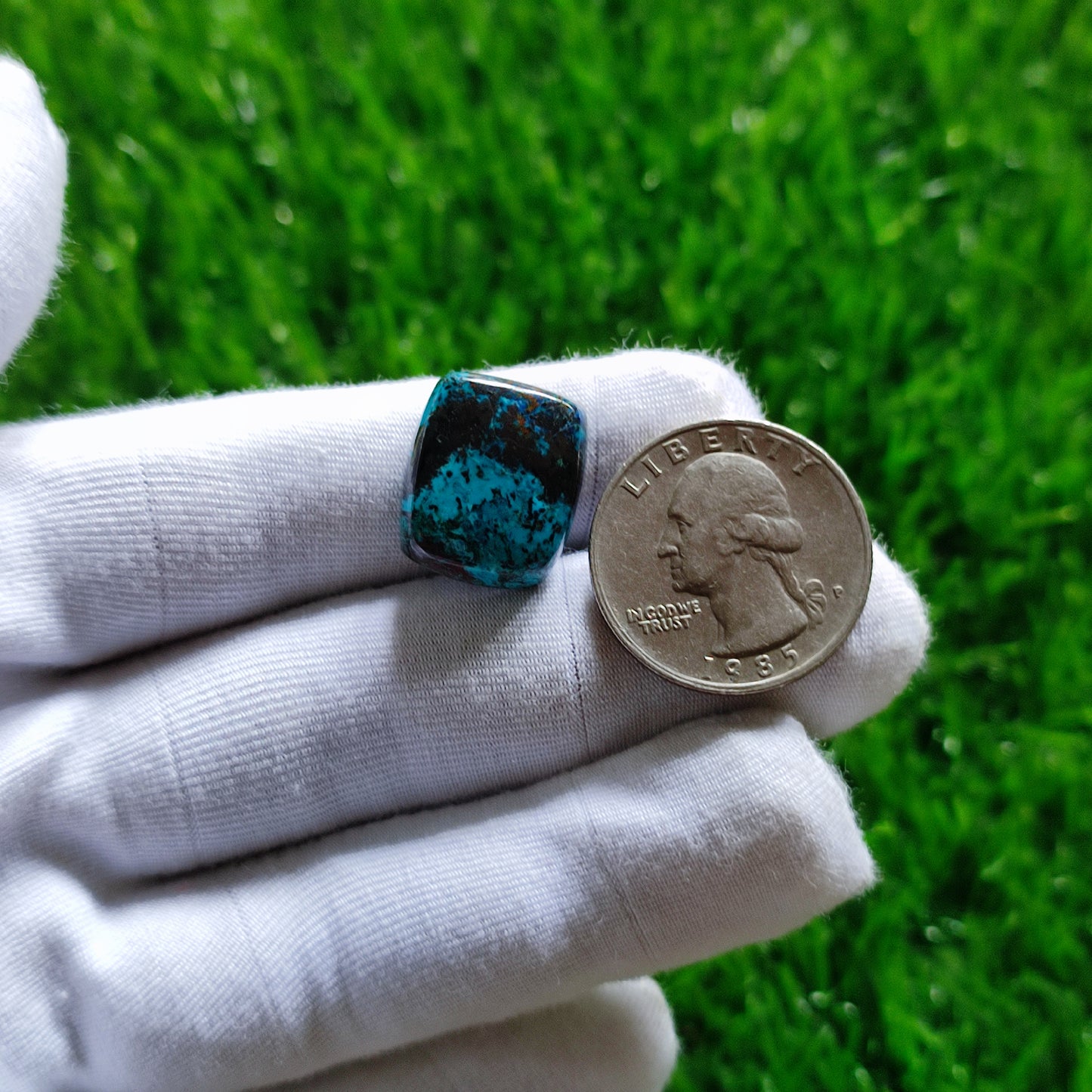 Natural Azurite Cabochon Gemstone (A151)