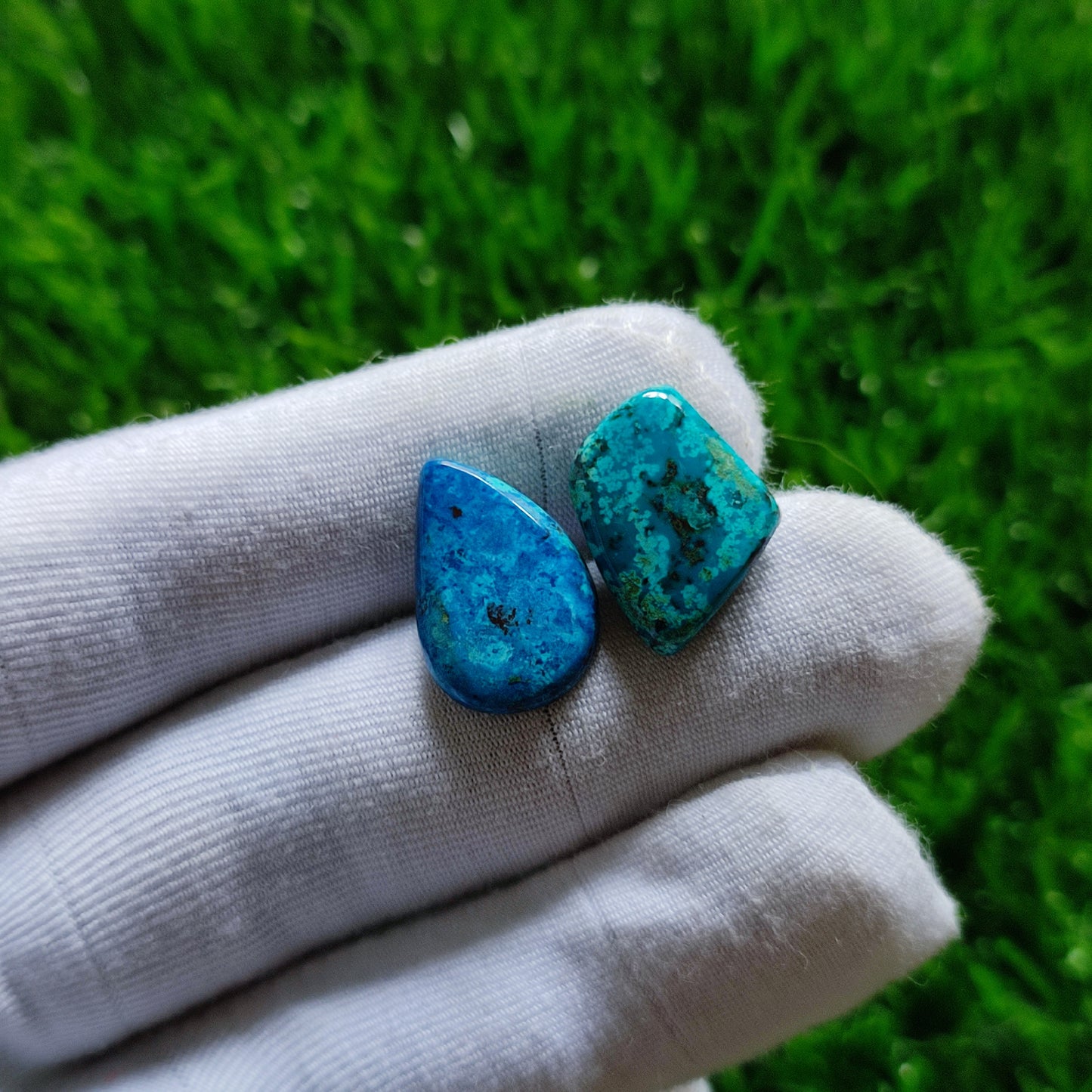 Natural Azurite Cabochon Gemstone (A143)