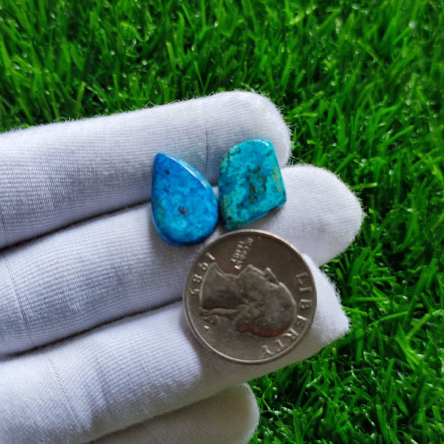 Natural Azurite Cabochon Gemstone (A143)