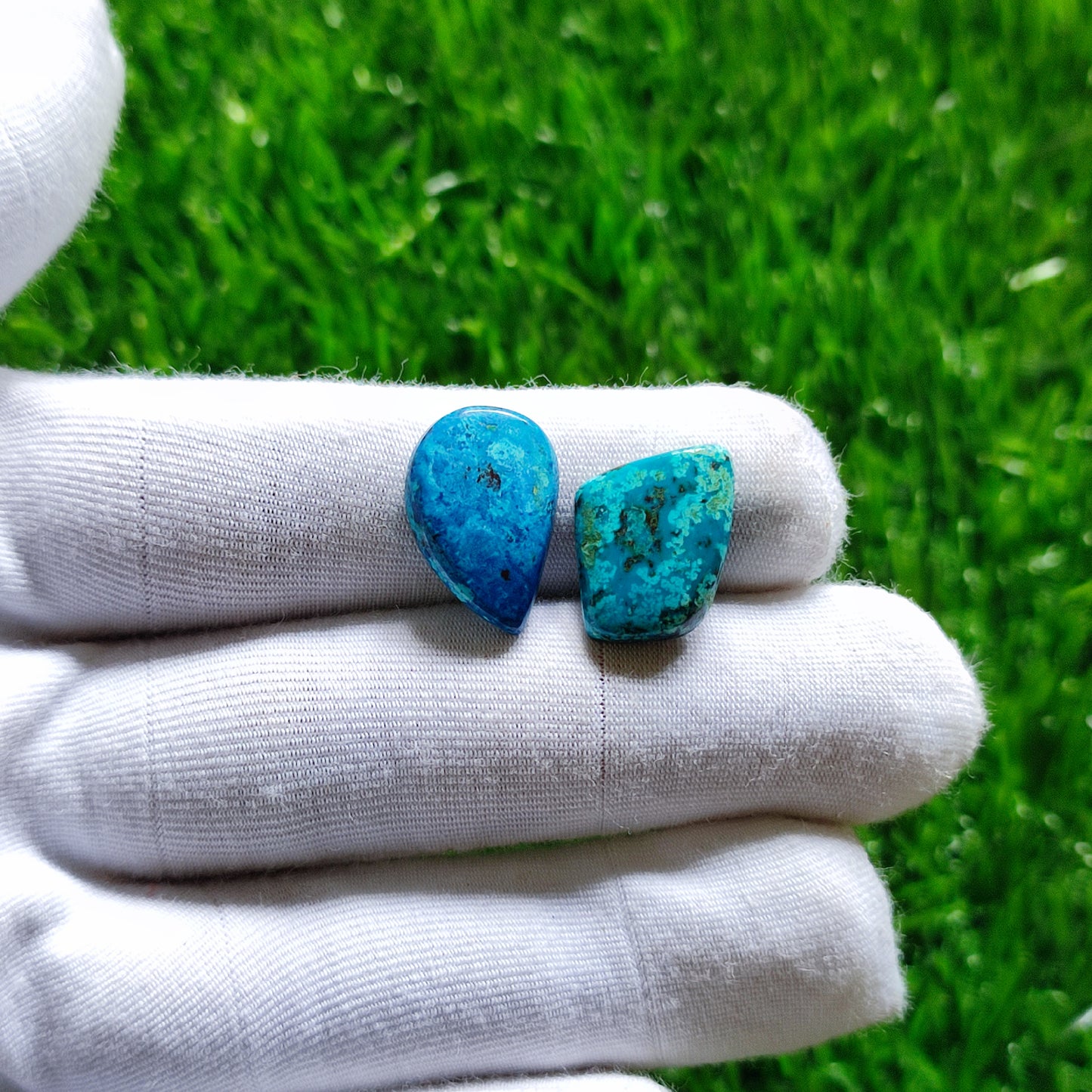 Natural Azurite Cabochon Gemstone (A143)