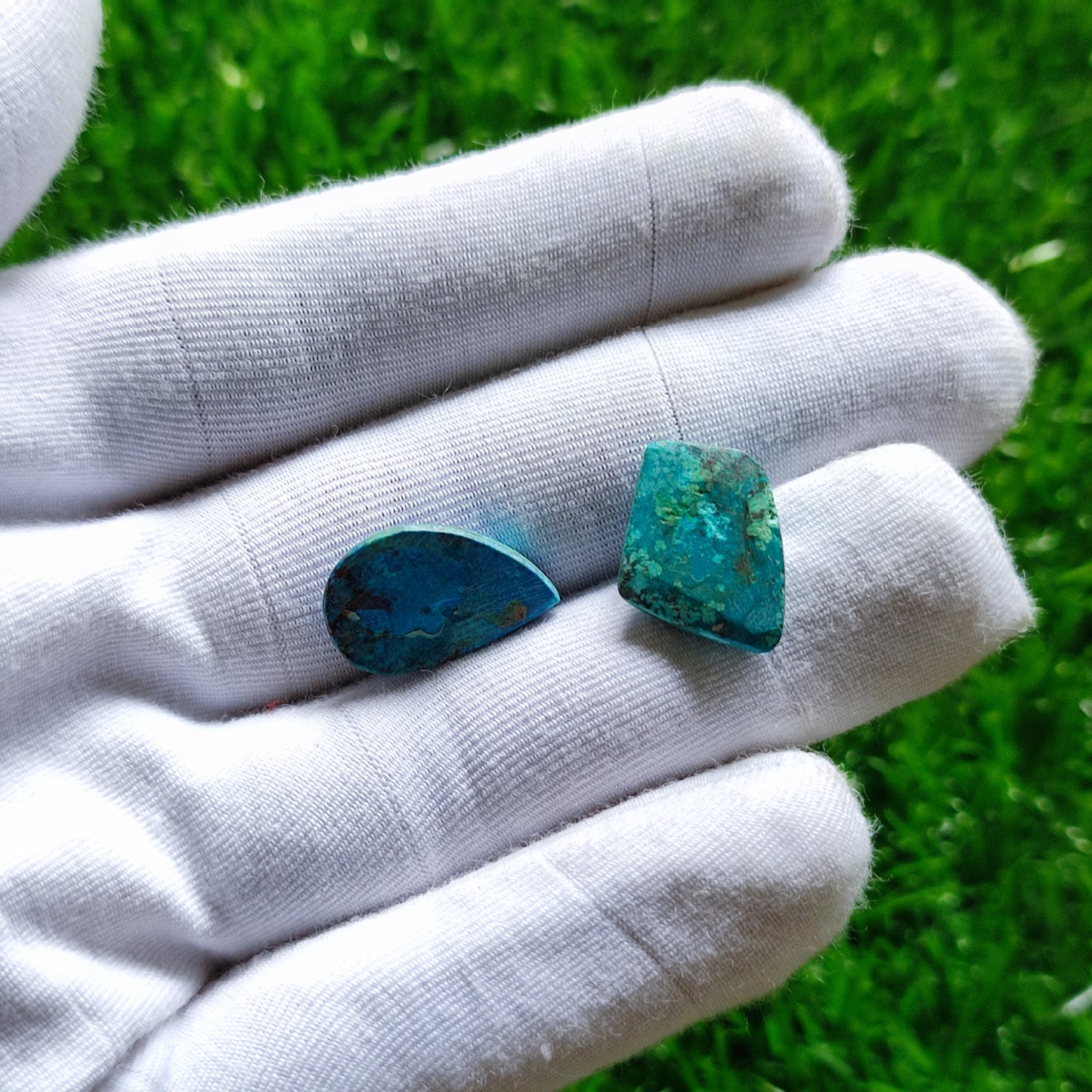 Natural Azurite Cabochon Gemstone (A143)