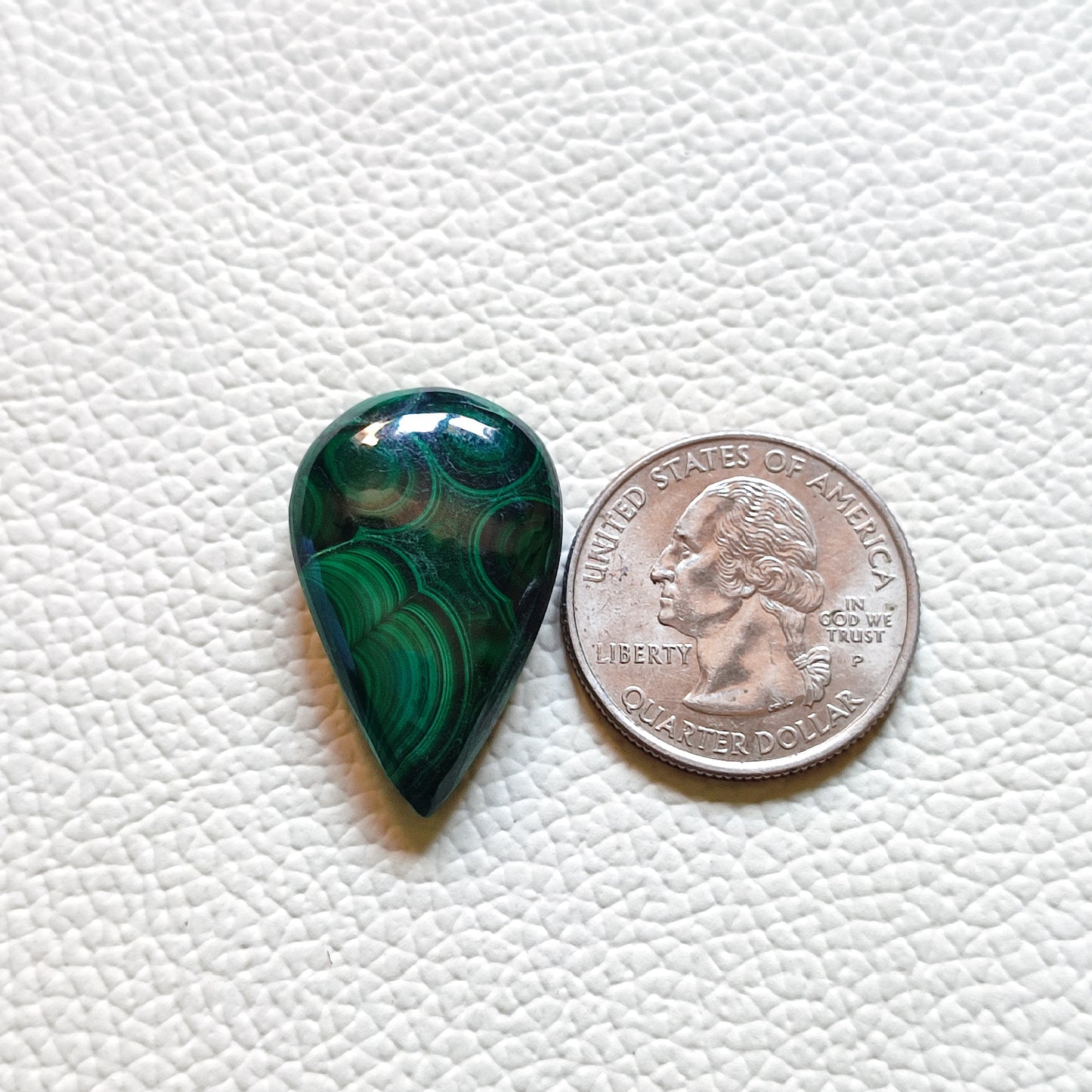 Natural Malachite Cabochon Gemstone (156)