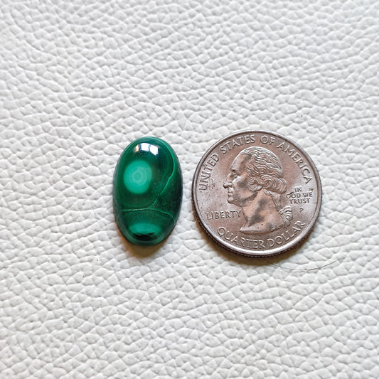 Natural Malachite Cabochon Gemstone (154)