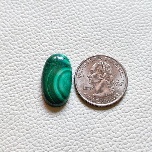 Natural Malachite Cabochon Gemstone (157)