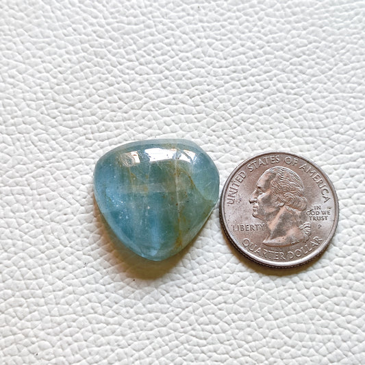 Natural Aquamarine Cabochon Gemstone (162)