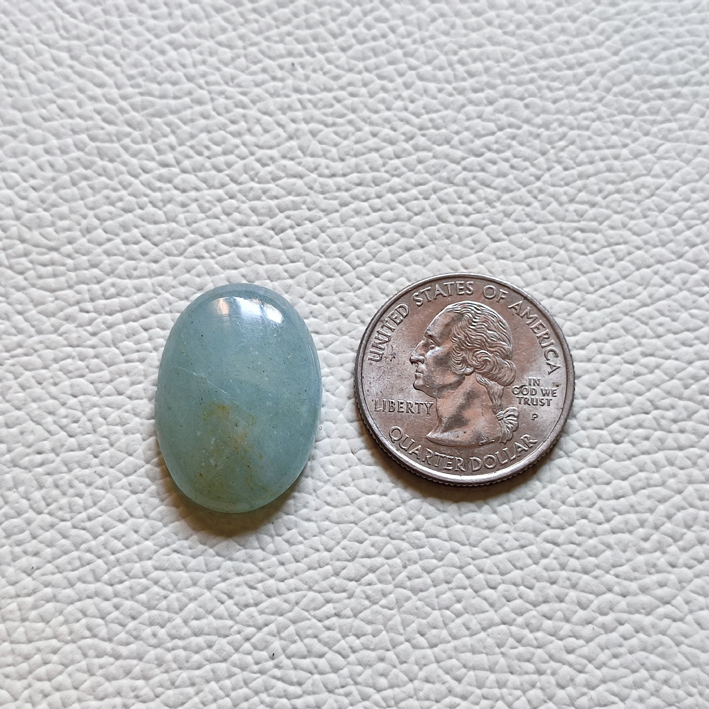 Natural Aquamarine Cabochon Gemstone (159)