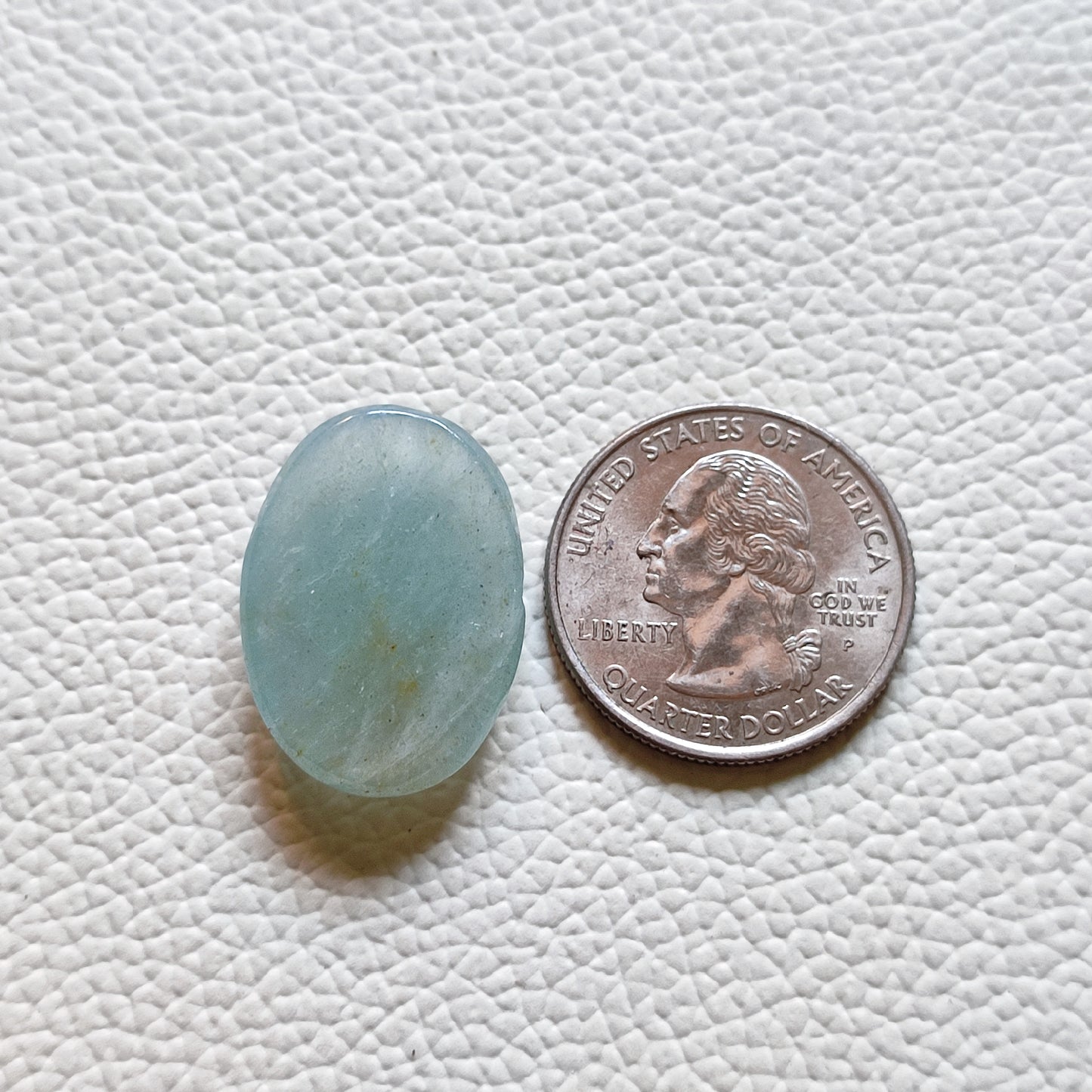 Natural Aquamarine Cabochon Gemstone (159)