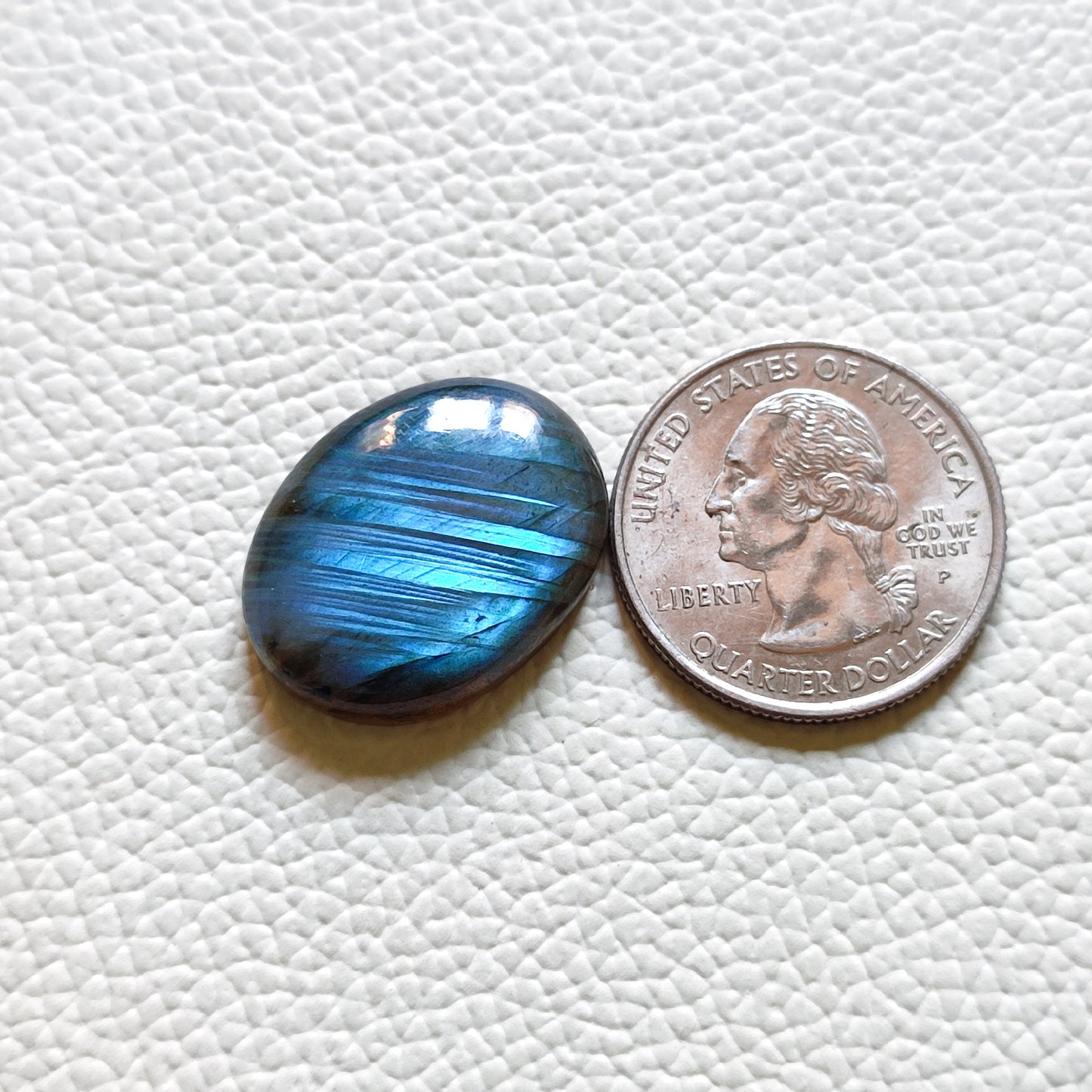 Natural Labradorite Cabochon Gemstone (174)