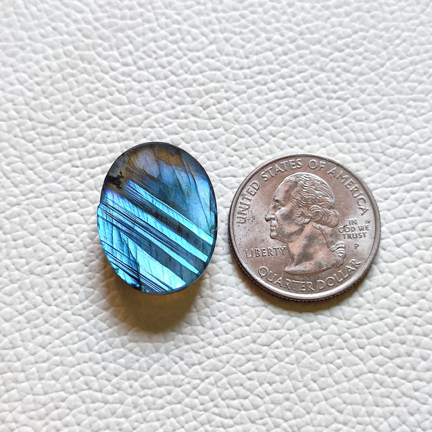 Natural Labradorite Cabochon Gemstone (174)