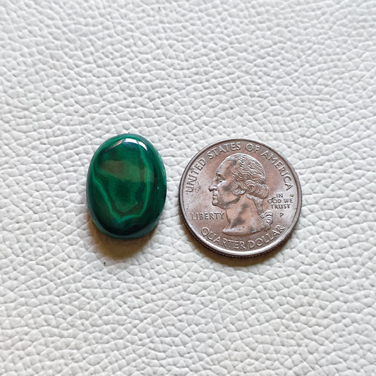 Natural Malachite Cabochon Gemstone (158)