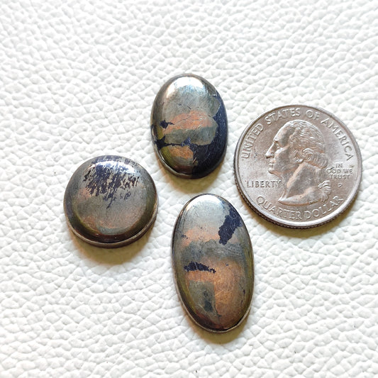 Natural Apache Gold Cabochon Gemstone (196)