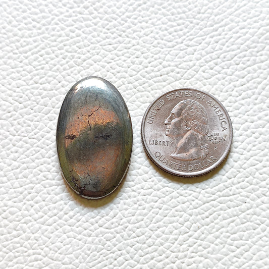 Natural Apache Gold Cabochon Gemstone (202)