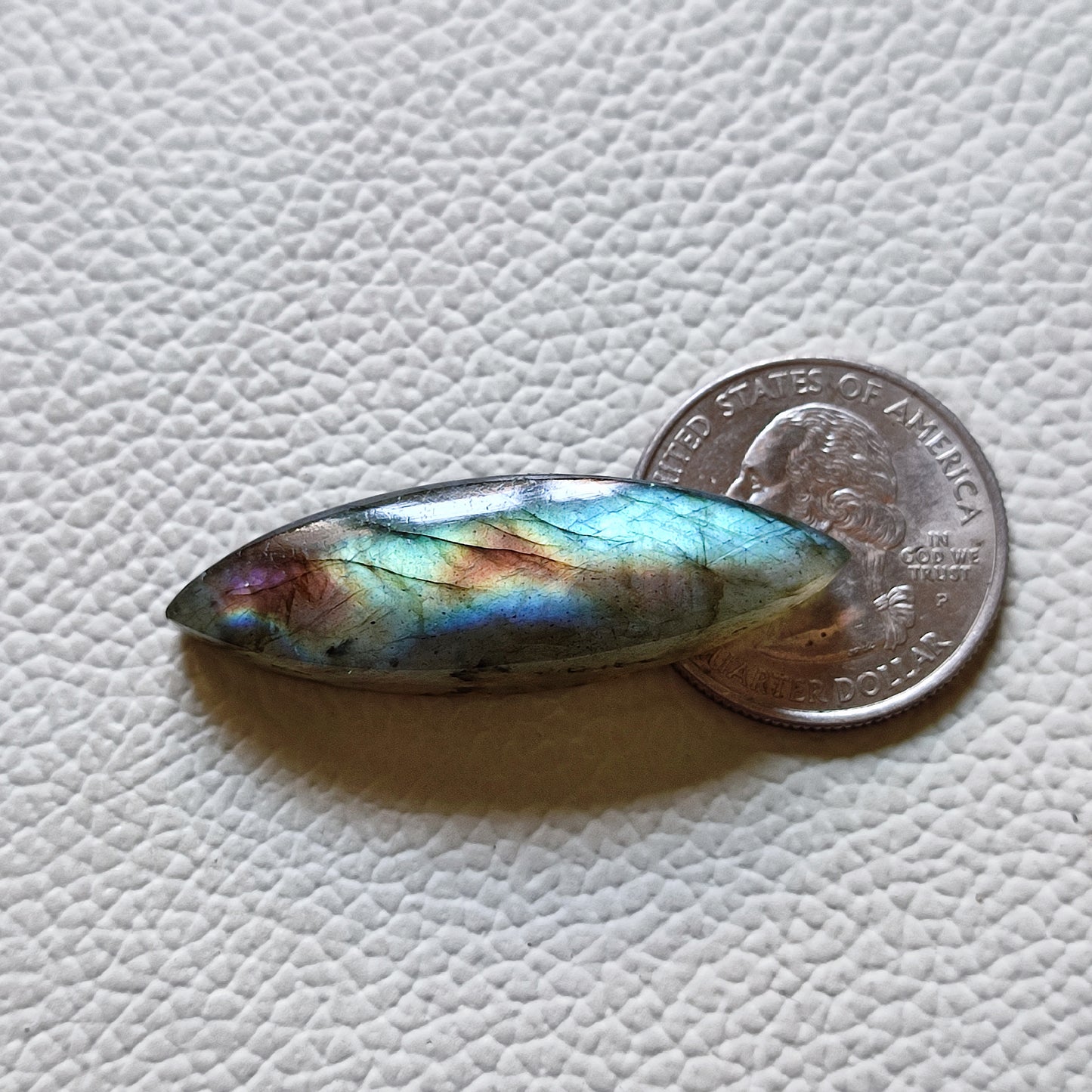 Natural Labradorite Cabochon Gemstone (176)