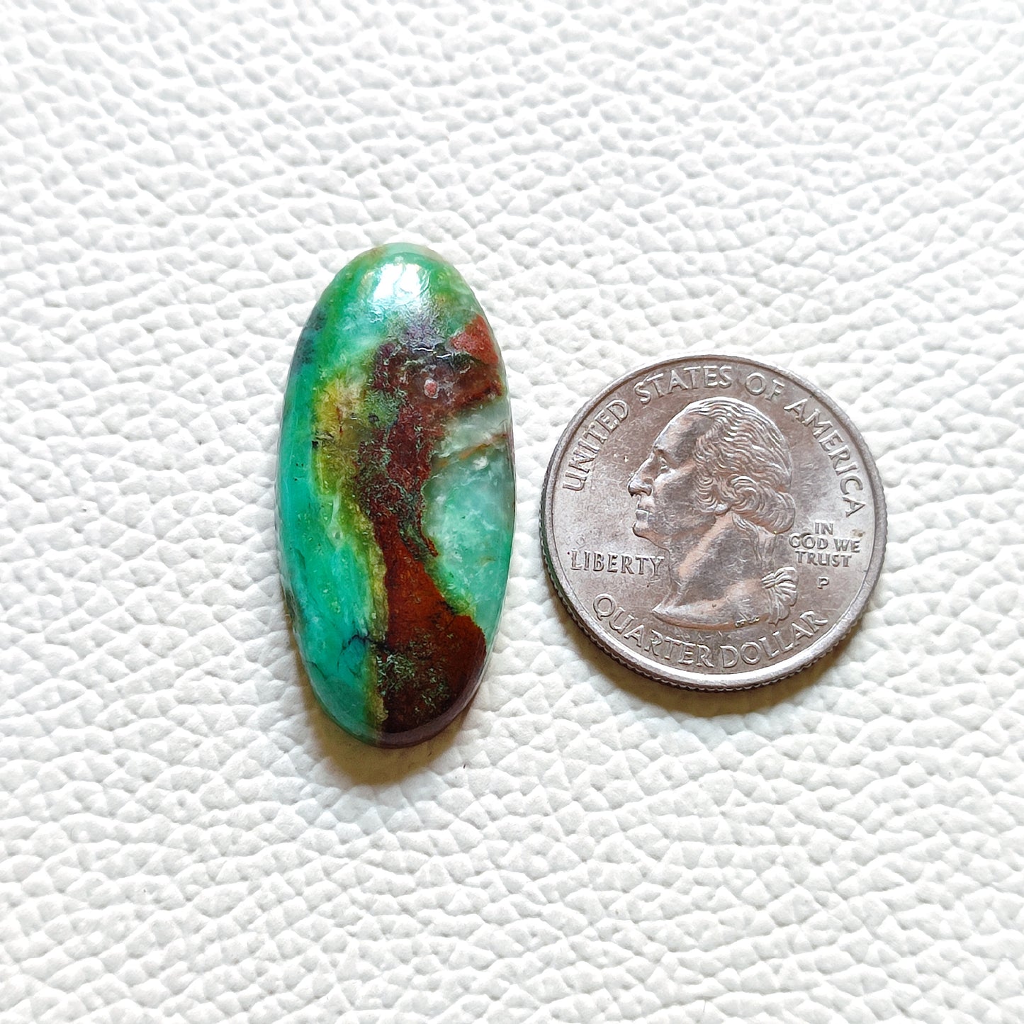 Natural Crysoprase Cabochon Gemstone (189)