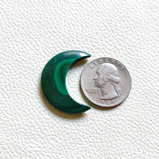 Natural Malachite Cabochon Gemstone (A209)