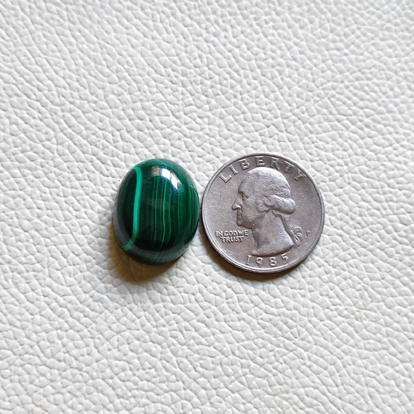 Natural Malachite Cabochon Gemstone (A210)