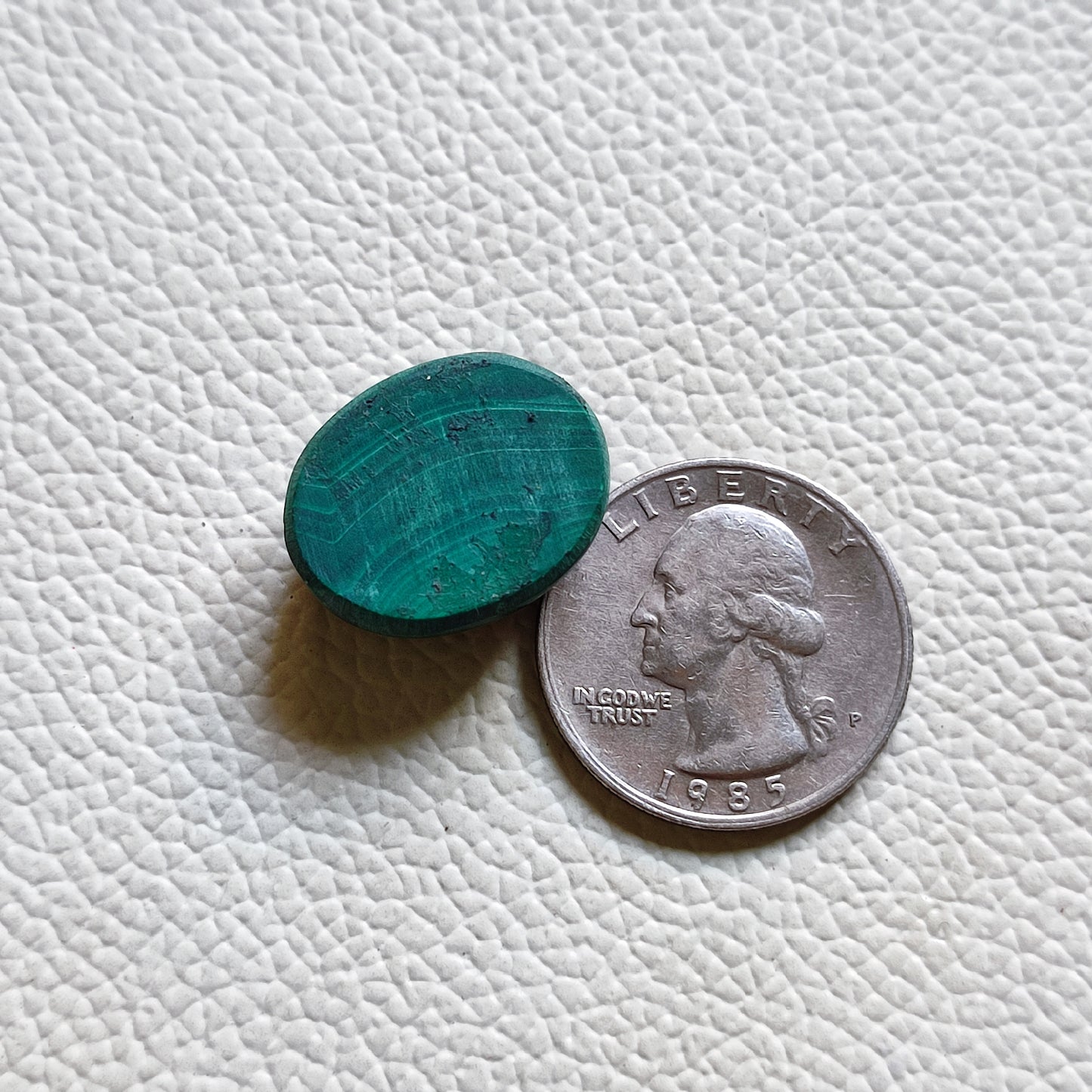 Natural Malachite Cabochon Gemstone (A210)