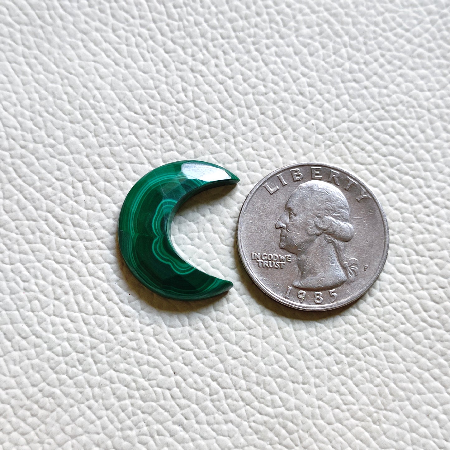 Natural Malachite Faceted Gemstone (A207)